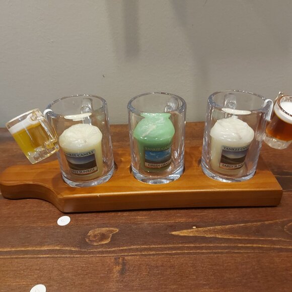 Vintage 2012 Yankee Candle Beer Flight Candle Board - Picture 5 of 12